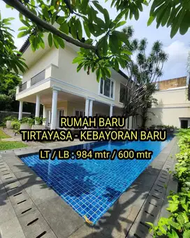 Rumah baru di TIRTAYASA Kebayoran Baru lokasi nyaman