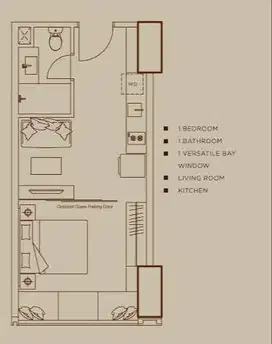 Cepat 5 Unit Gandeng Apt Orange County Lippo Cikarang Studio
