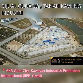 Gudang Tanah Kavling Ruko AKR GEM CITY Pelabuhan Jiipe Manyar Gresik