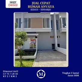 Rumah Anvaya Juanda Sedati Tambak Cemandi Wiguna Gununganyar Rungkut S