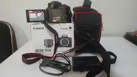 MIRORLESS CANON EOS M50 / EOS KISS M WIFI LAYAR SENTUH MULUS