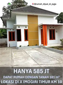 Rumah Siap Huni dekat Kampus UAD di Jl Imogiri Timur KM 12 Sindet