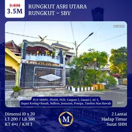 Rumah Rungkut Asri Utara Mewah SHM Furnish Dekat Purimas Medokan Nego
