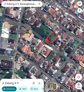 disewakan tanah lokasi strategis jalan raya esberg tidar malang