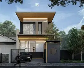 Dijual rumah modern Tropis setraduta bandung