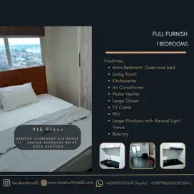 Sewa Apartemen Newton Dekat tol Buahbatu Bandung 1 Kamar tidur