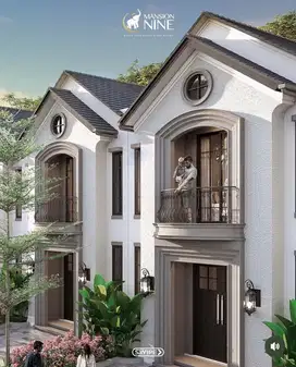 DIJUAL RUMAH ANERICAN STYLE FULL BANGUNAN TANPA ADA BIAYA2