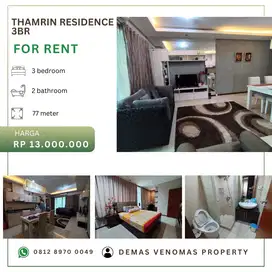 Disewakan Apartement Thamrin Residence Unit Premiere 2BR+1 Furnished