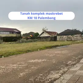Tanah murah bagus Lokasi maskrebet KM 10 Palembang