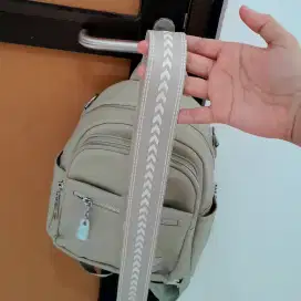 Tas ransel kecil hijau sage