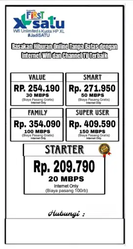 Wifi XL SATU FIRST MEDIA