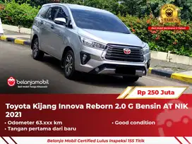 [ GARANSI 5TH ] Toyota Kijang Innova Reborn 2.0 G Bensin AT 2021/2022