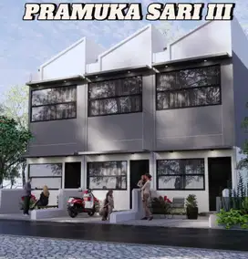 Di Jual Rumah Pramuka Sari III  Dekat Komp perhubungan Jakarta Pusat