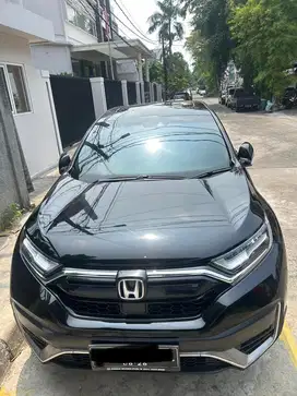 EX PRIBADI HONDA CR-V prestige hitam black 2021 km 62rb 1.5 At