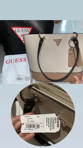 Preloved Tas Totebag Guess