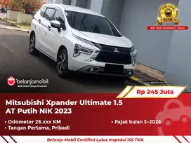 [ LOW KM ] Mitsubishi Xpander Ultimate 1.5 AT Putih 2023/2024