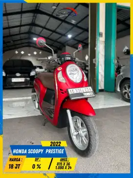 HONDA SCOOPY PRESTIGE 2022 PLAT AG MURMER HIKMAH MOTOR KEPUH MALANG