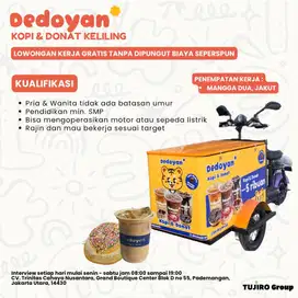 Dicari Rider Kopi Keliling – Gaji, bonus & mess!