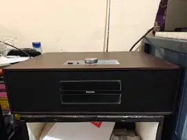 Philips BTB4800 Retro Micro Music System Speaker 30 RMS siap pakai
