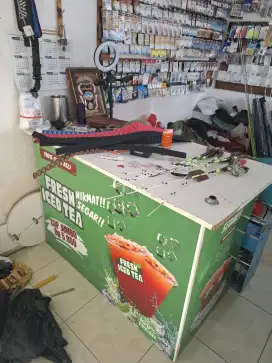 BOOTH ES TEH-MESIN SEALING CUP-TERMOS ES