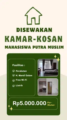 KOST PUTRA MUSLIM POGUNG KIDUL 16B