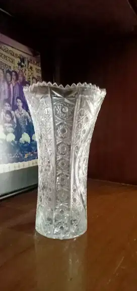 Star Decagram Diamond Crystal 14 Pedestal Platter Bowl