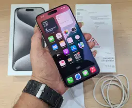 iPhone 15 Promax 256gb pa/a ex iBox lengkap original semua