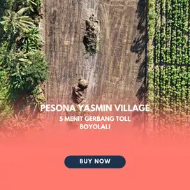 Tanah Kavling Pesona Yasmin Village, Mojosongo - Boyolali