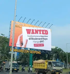 Dijual Cepat Kavling Komersil Summarecon Serpong