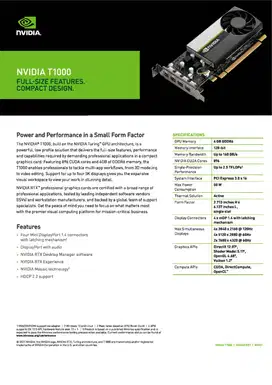 DI JUAL VGA NVIDIA T1000 (BARU)