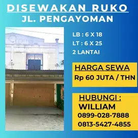 DISEWAKAN RUKO JL PENGAYOMAN MAKASSAR