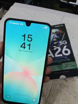 Second Handphone Samsung A26 5g Ram 8 256gb full set