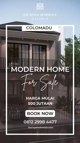 MODERN HOME FOR SALE DI COLOMADU