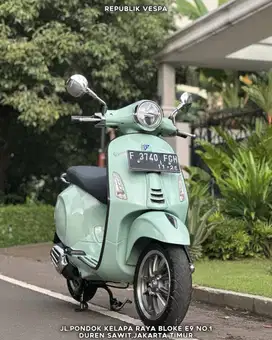 DIUAL CEPAT PIAGGIO VESPA PRIMAVERA S150 IGET ABS TH 2021 GREEN RELAX