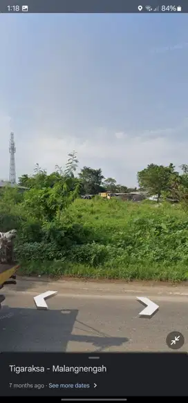 Dijual tanah tigaraksa malangnengah