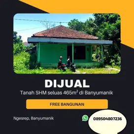 TANAH MURAH SHM BONUS BANGUNAN COCOK UNTUK INVESTASI NEGO KERAS
