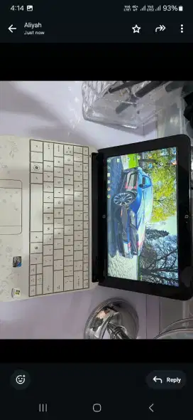 jual notebook mini merk Hp like new
