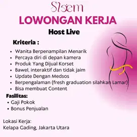 LOWONGAN KERJA HOST LIVE