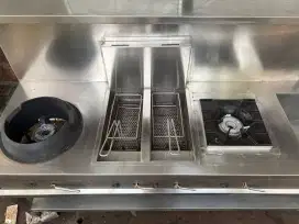 kompor plus sink stainless steel