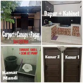 DISEWAKAN rumah tinggal Per Tahun (Minimal 6 bln)