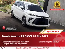 [ GARANSI 5TH ] Toyota Avanza 1.5 G CVT AT Putih 2023/2024