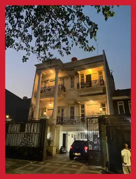 Wilson rumah murah furnish 3.5 lantai uk 10x20 di daan mogot baru