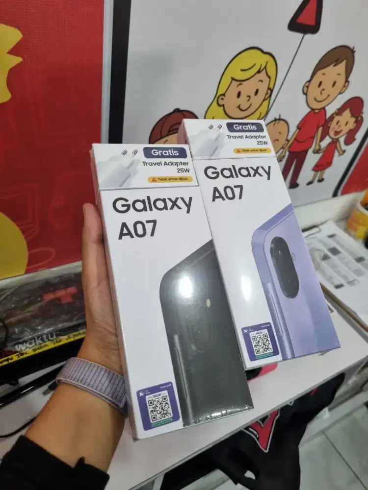 SAMSUNG A07 RAM 4/128 SEGEL DAN BERGARANSI RESMI