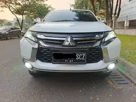 Dijual cepat! Pajero Sport GLX 4x4 Manual Diesel 2017 – Putih Premium
