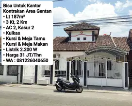Sewa Rumah Bisa Untuk Kantor Full Furnish Area Gentan, Dekat Laweyan
