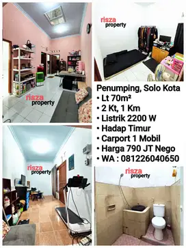 Jual Rumah Area Penumping, Solo Kota, Dekat Paragon Mall, Sriwedari