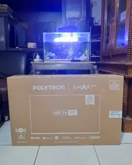 LED POLYTRON 32INC SMART TV BARU