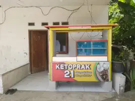 Gerobak bahan kayu