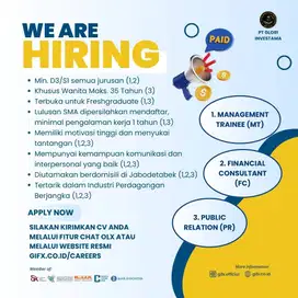 Loker MT (Management Trainee) - Sales and Business Development