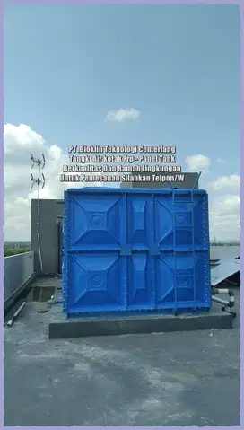 Roof Tank, Tangki Air Fiberglass, Tangki Air Kotak, Toren Air, Tangki